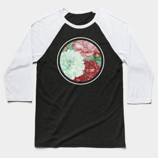 Floral Circle Baseball T-Shirt